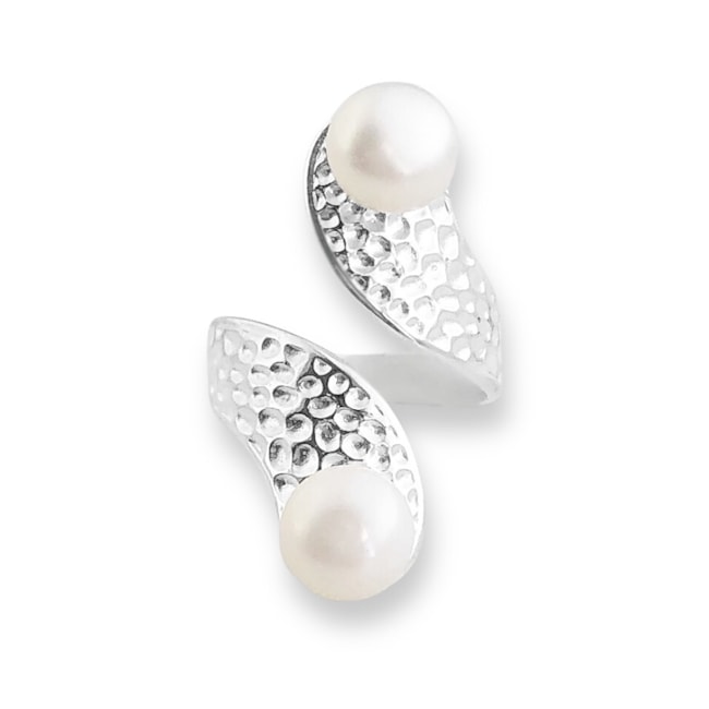 Anel Ajustável com Pérola