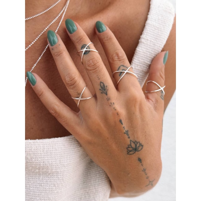 Anel Ajustável em X