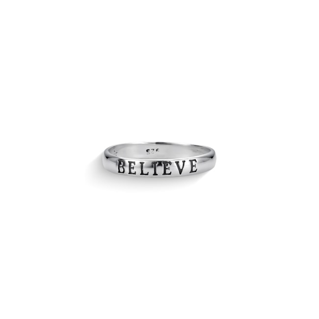 Anel Aliança Believe (Acreditar) 