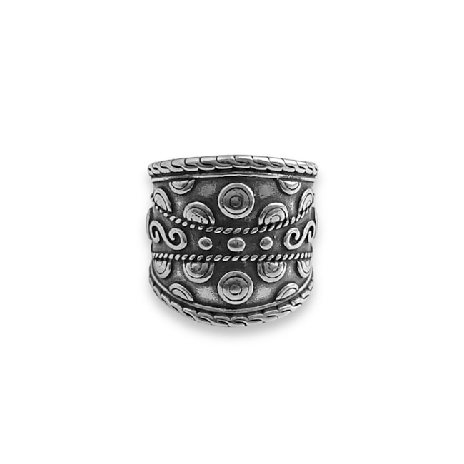Anel Boho Trabalhado com Detalhes Indianos