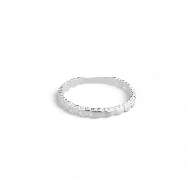 Anel com Aro de Corações