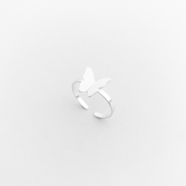 Anel com Borboleta Ajustável 