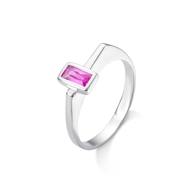 Anel com Zircônia em Esmeralda