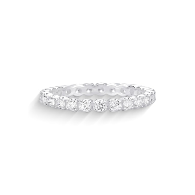 Anel Cravejado com Zircônia Cristal