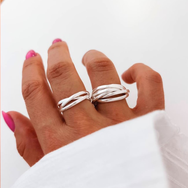 Anel da Felicidade com 7 Elos