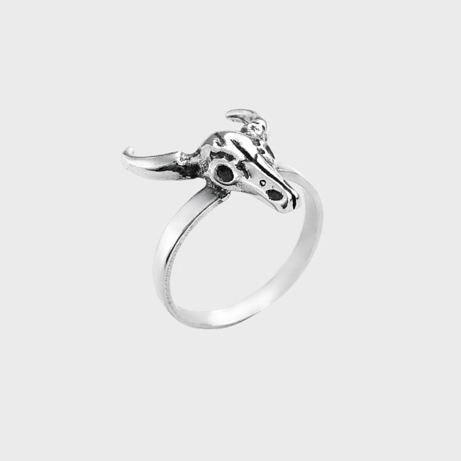 Anel de Carcaça de Boi Envelhecido