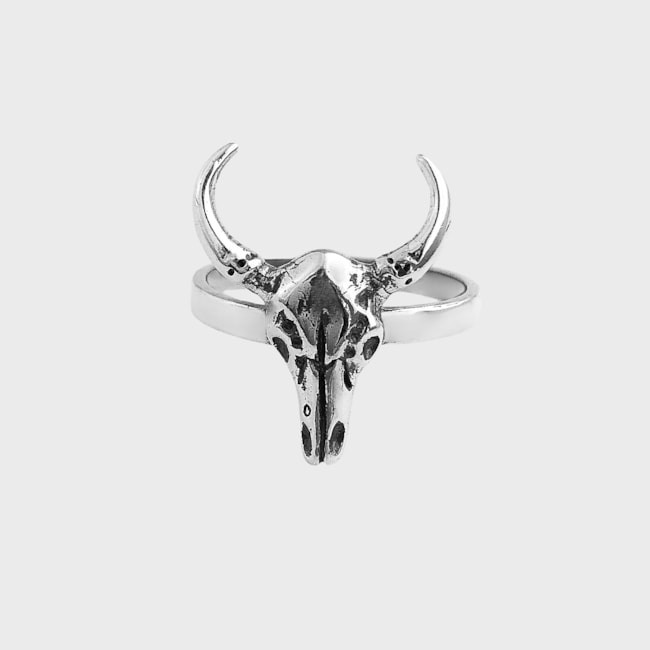 Anel de Carcaça de Boi Envelhecido