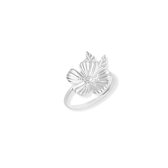 Anel de Flor com Detalhes 
