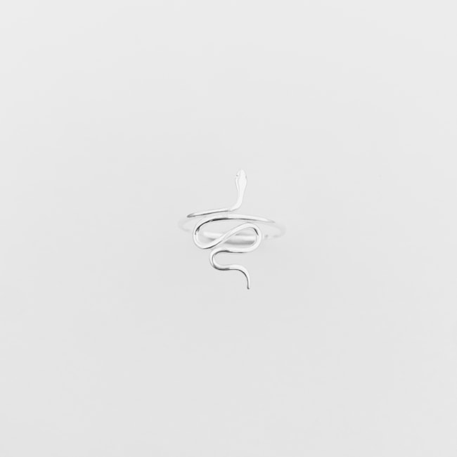 Anel de Serpente Liso