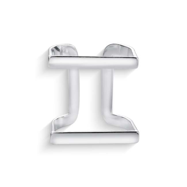 Anel Dois Aros Quadrado Espaçados