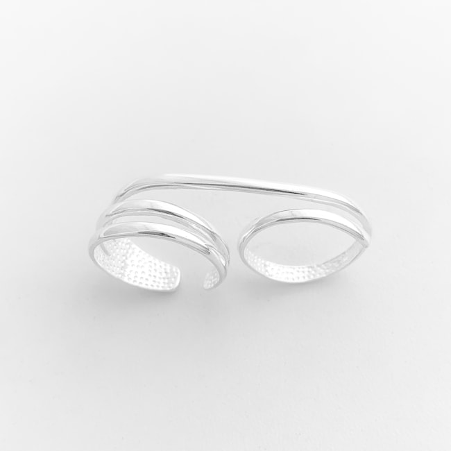 Anel Duplo Ajustável com 3 Aros