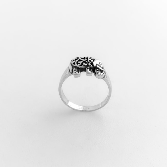 Anel Elefante Indiano Vazado 