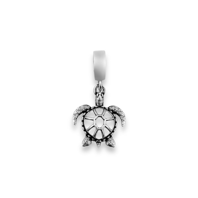 Berloque de Tartaruga Vazado Envelhecida