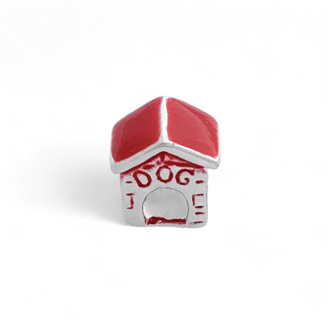 Berloque Separador Casinha de Cachorro 