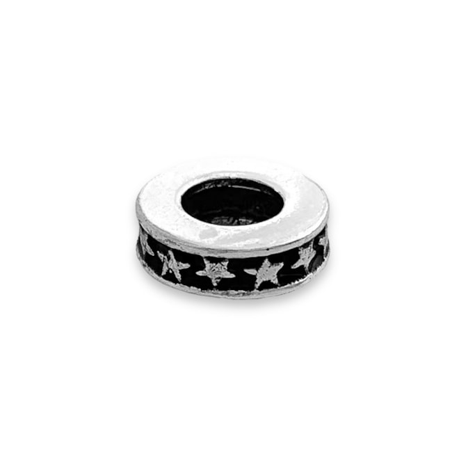 Berloque Separador Envelhecido com Estrelas 