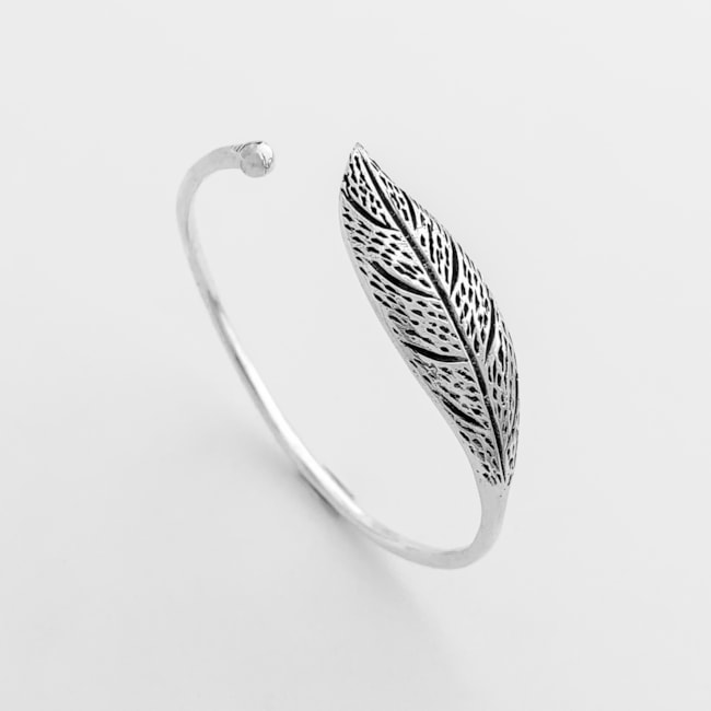 Bracelete Ajustável de Pena