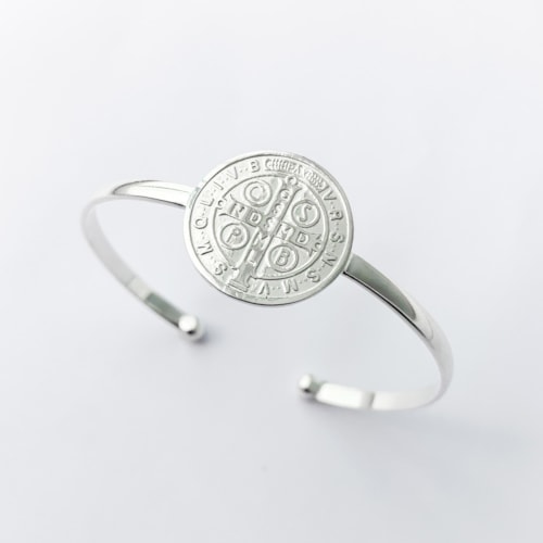Produto Bracelete com Medalha de São Bento 