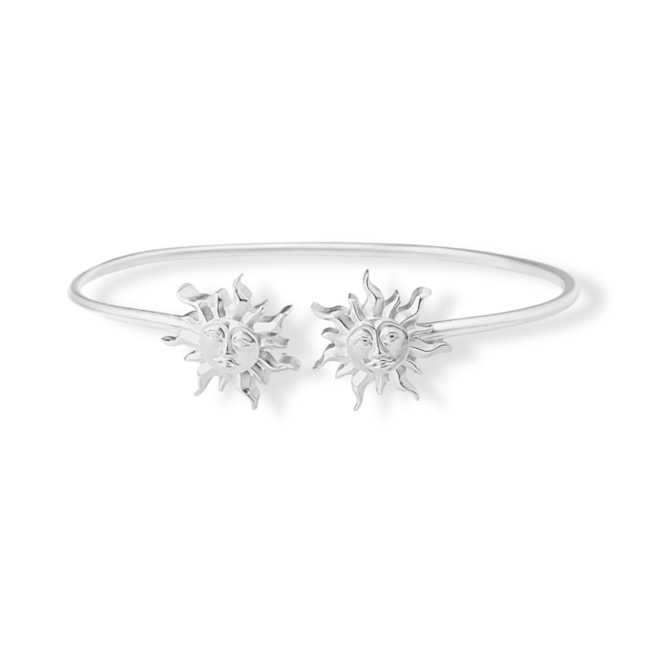 Bracelete com Sol nas Pontas