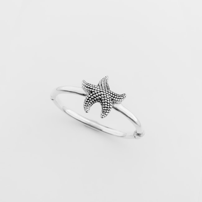 Bracelete de Eletroformação de Estrela do Mar