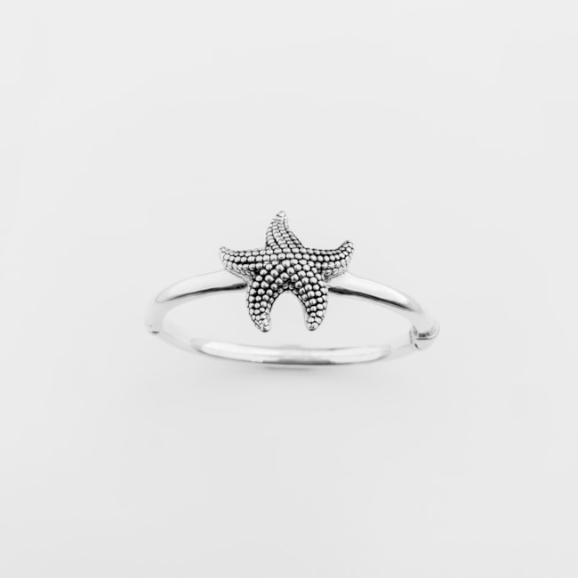 Bracelete de Eletroformação de Estrela do Mar