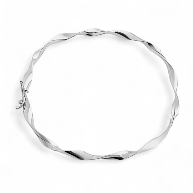 BRACELETE DE FECHO FIO TORCIDO - 4mm