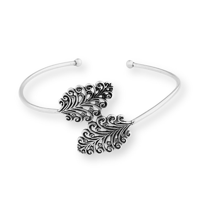 Bracelete de Folha Ajustável
