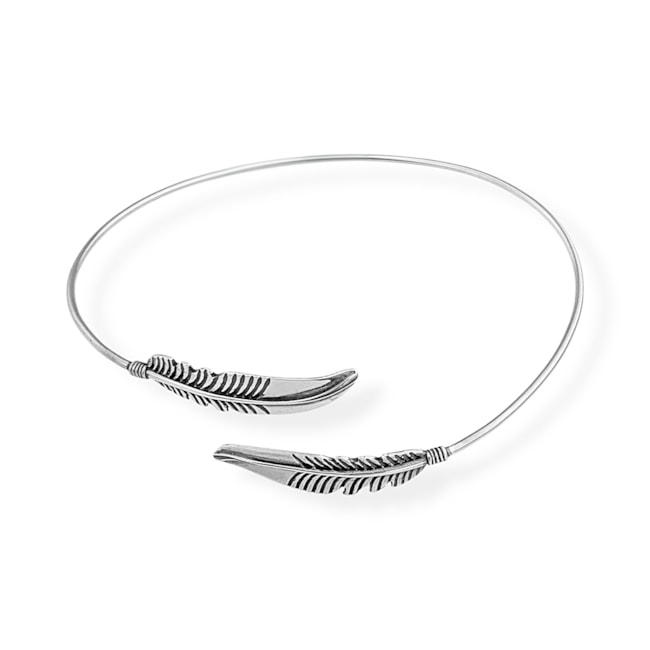 Bracelete de Pena para Braço Ajustável 
