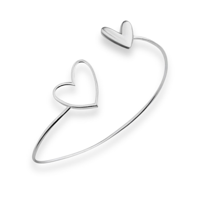 Bracelete Dois em Um de Corações