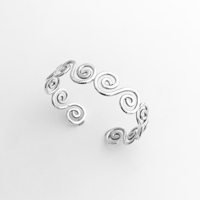 Bracelete em Espiral