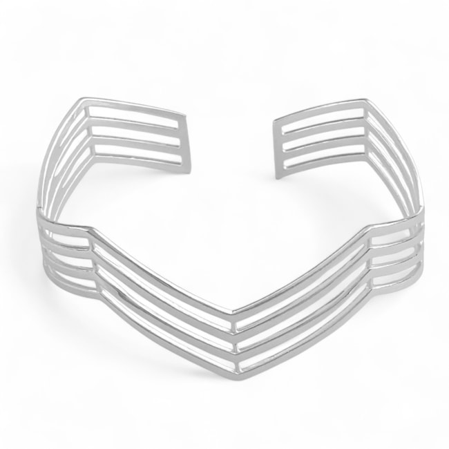 Bracelete Geométrico Vazado