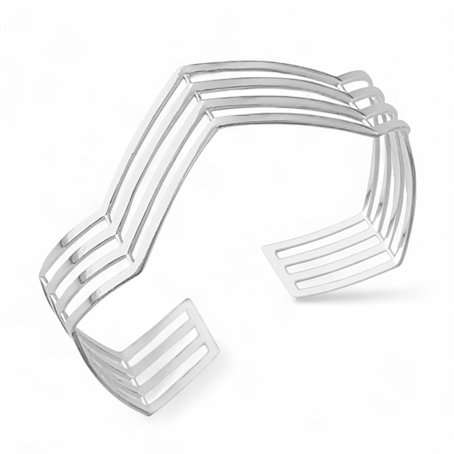 Bracelete Geométrico Vazado