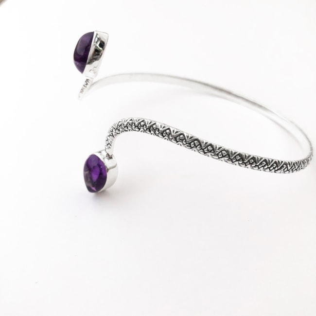 Bracelete Indiano com Ametista