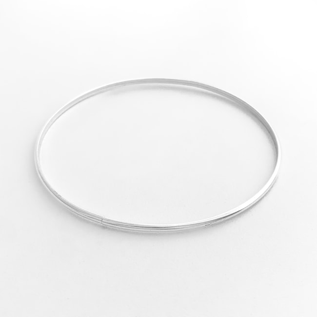 Bracelete Liso Abaulado