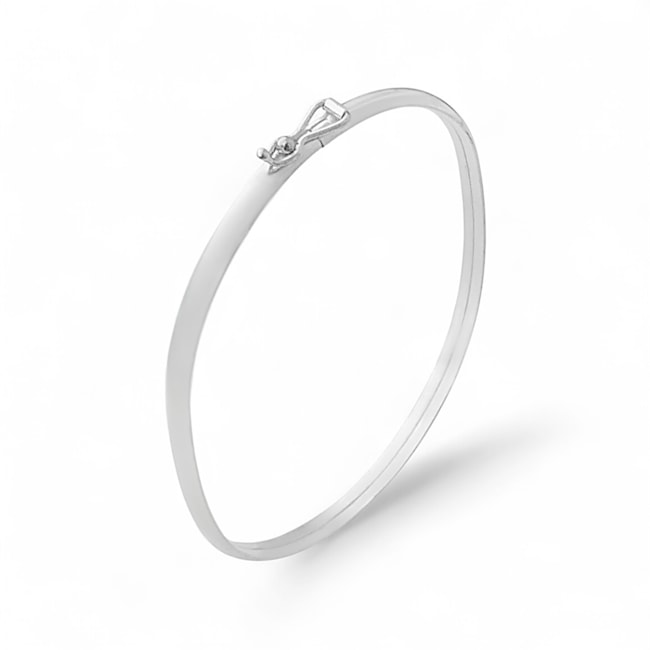Bracelete Liso com Fecho 