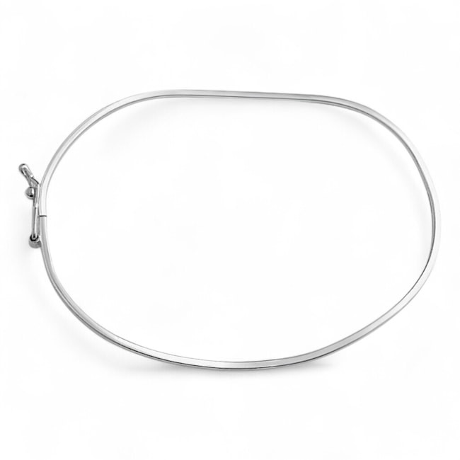 Bracelete Liso Formato Irregular Ondulado