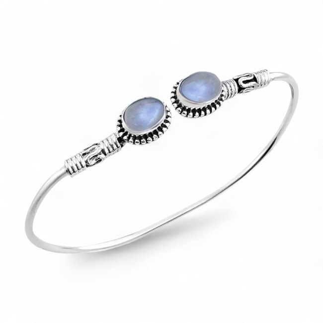 Bracelete Trabalhado com Pedra da Lua