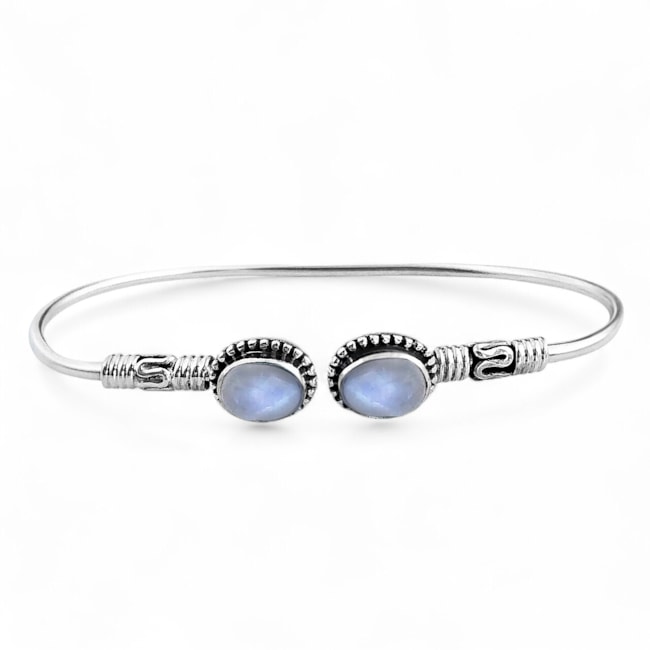 Bracelete Trabalhado com Pedra da Lua