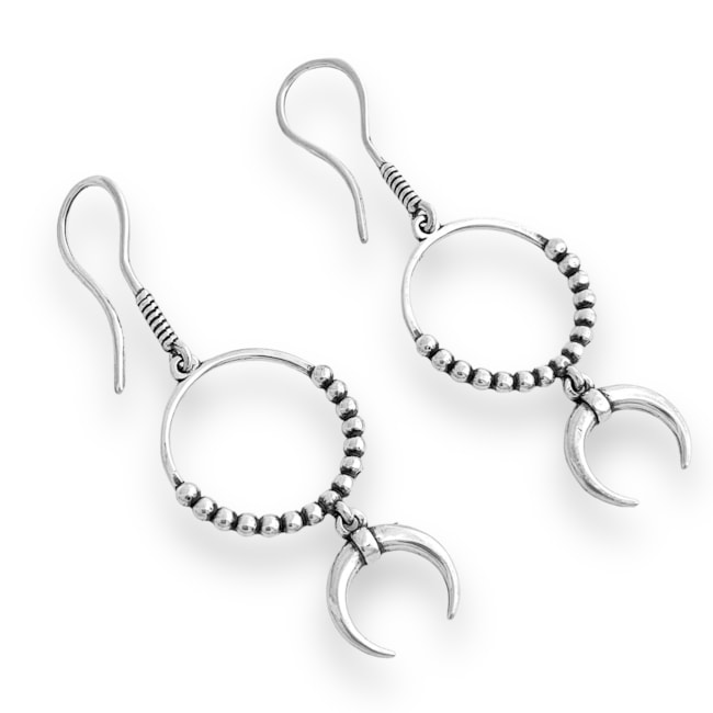 Brinco Argola com Dente