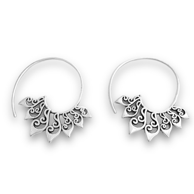 Brinco Boho Espiral Trabalhado