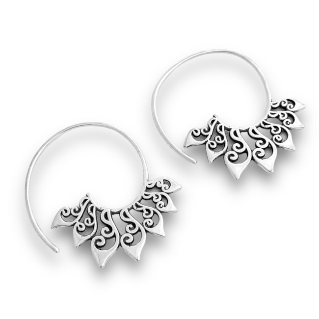 Brinco Boho Espiral Trabalhado