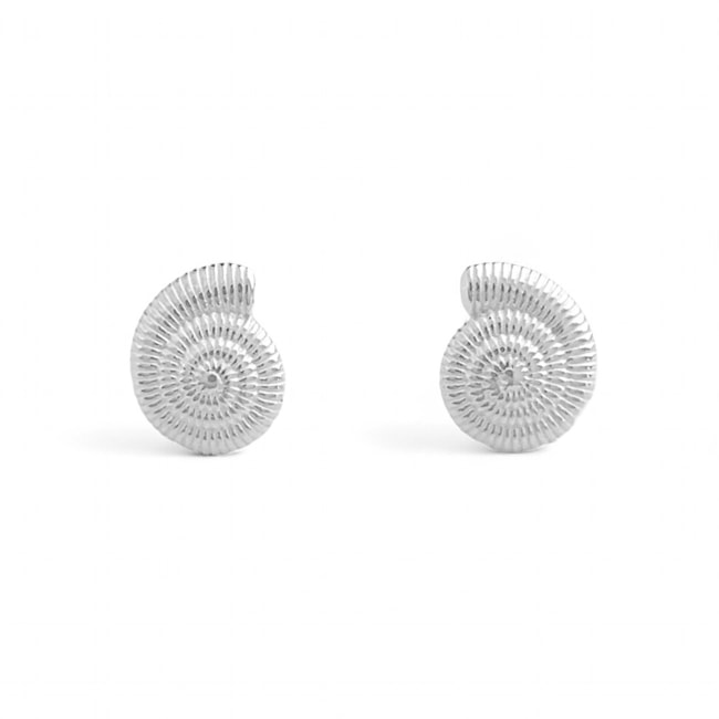 Brinco Branco de Concha Caracol