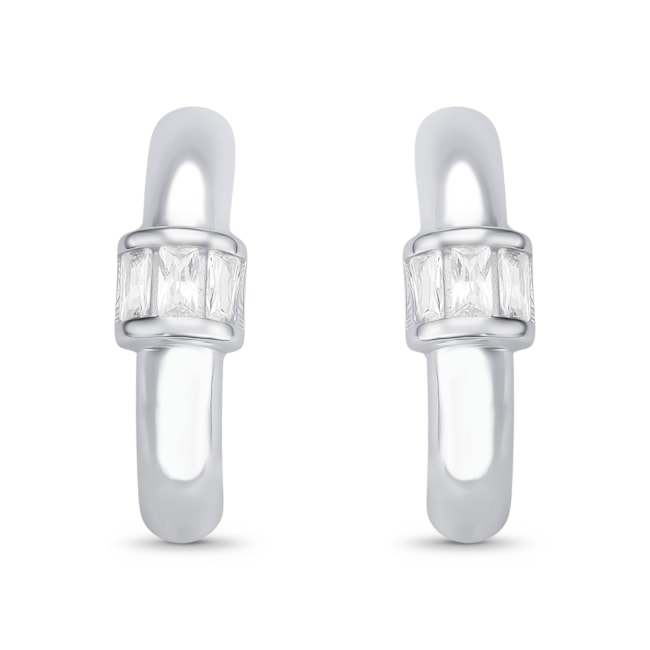 Brinco Curvado com Zircônia