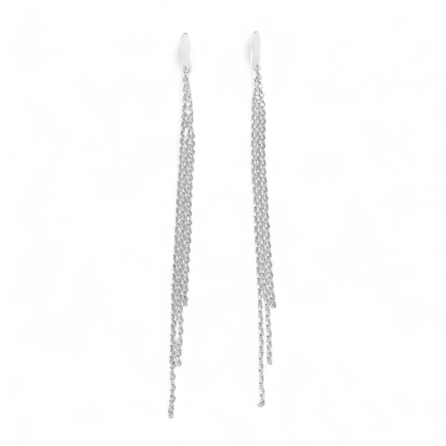 Brinco de Argola com Correntes