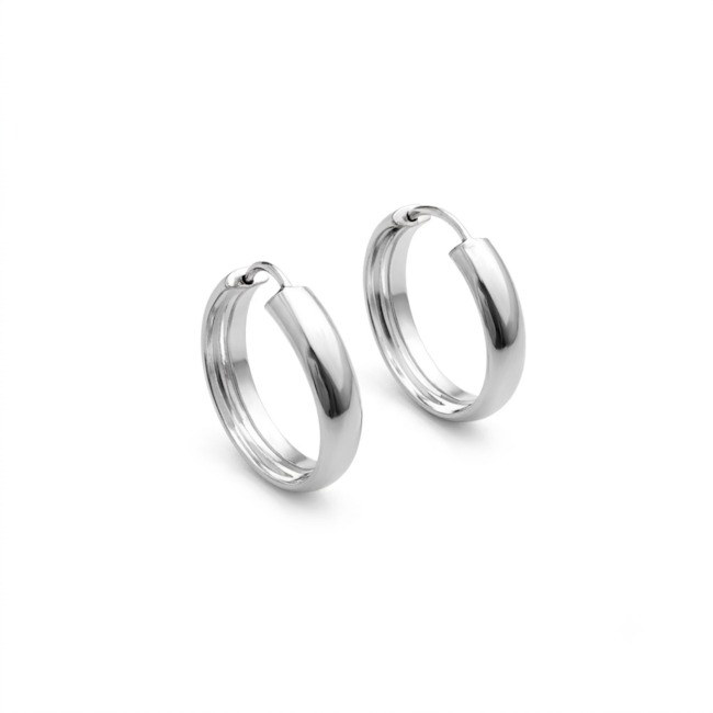 Brinco de Argola de Encaixa Lisa - 1,6cm