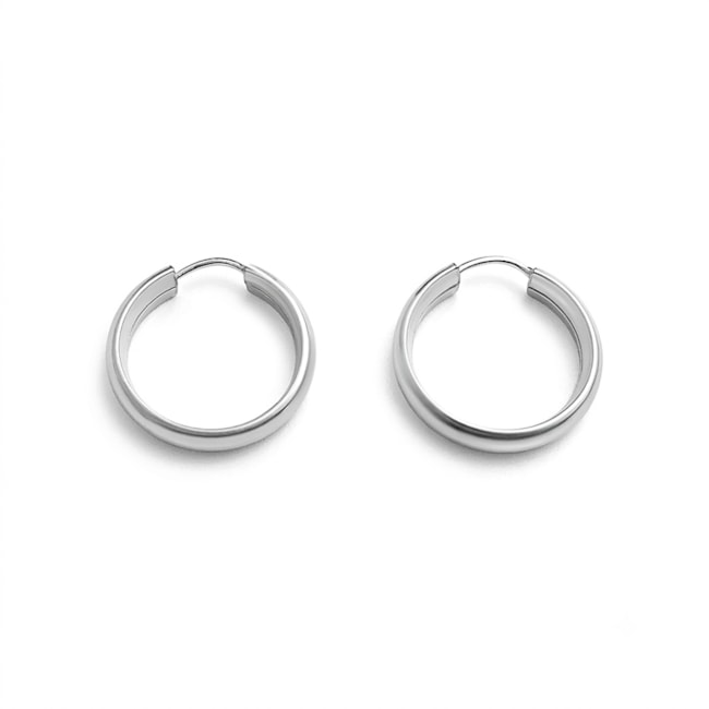 Brinco de Argola de Encaixa Lisa - 1,6cm