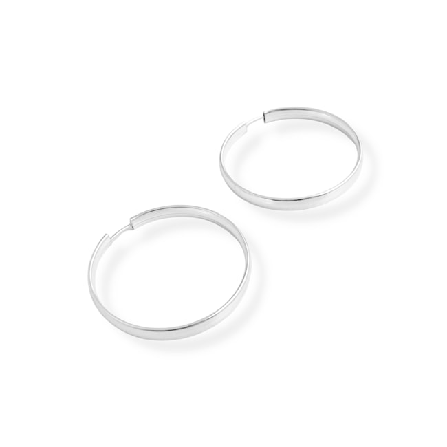 Brinco de Argola Grande Liso 