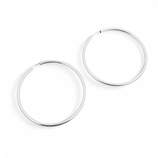 Brinco de Argola Lisa de Encaixe 5,3cm