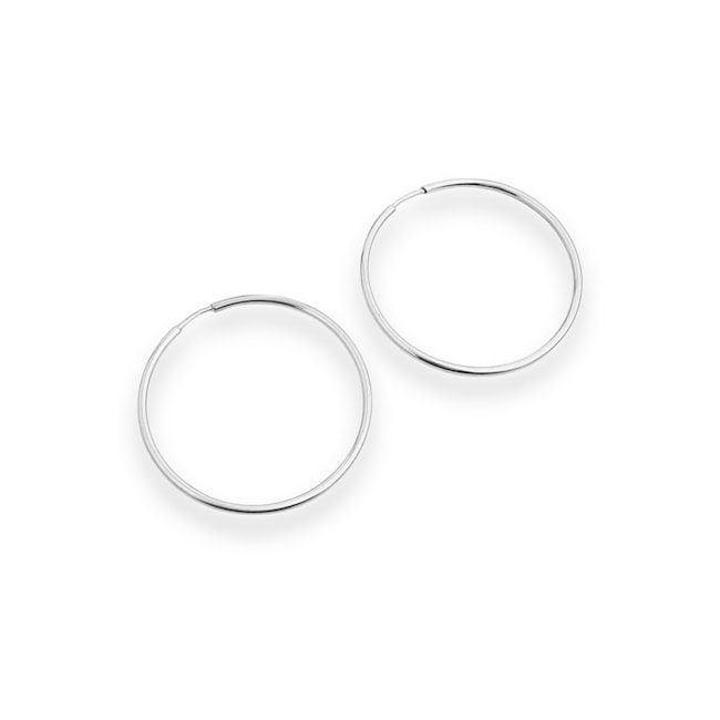 Brinco de Argola Lisa de Encaixe 