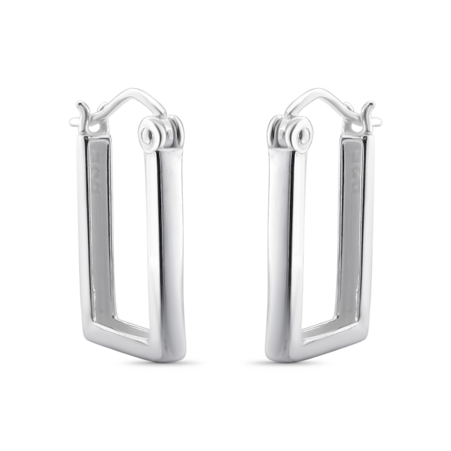 Brinco de Argola Quadrada Pequena