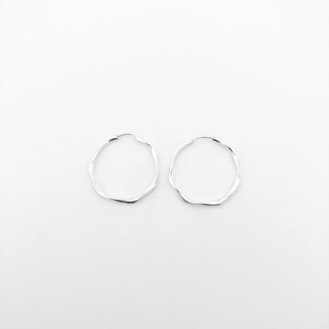 Brinco de Argola Torcida - 2,5cm
